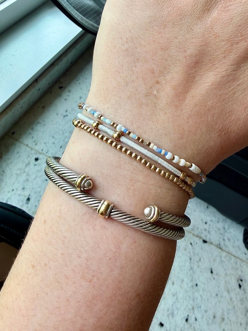 3 EUC Authentic eNewton Beaded Bracelets